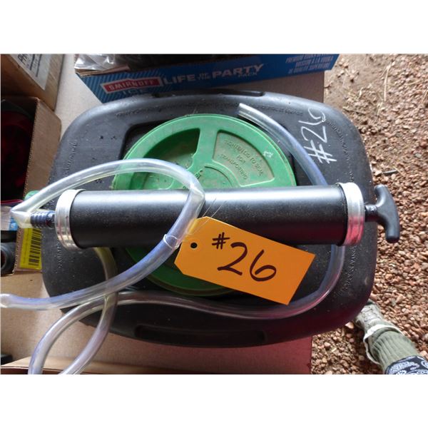 Oil Sump and Fluid Syphon