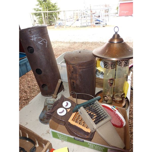 Bird feeders and Twine Holders