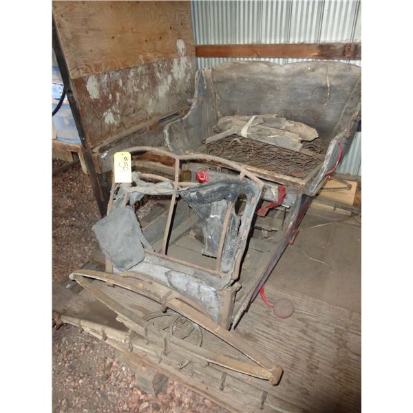 McClaughlin Buggy c/w Original Name Plate, All Parts and Pattern Wood (no wheels)