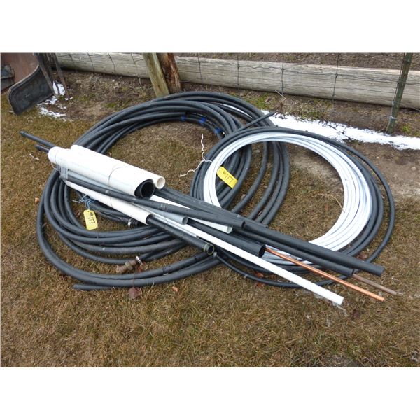Qty of Various Plastic Plumbing Pipe