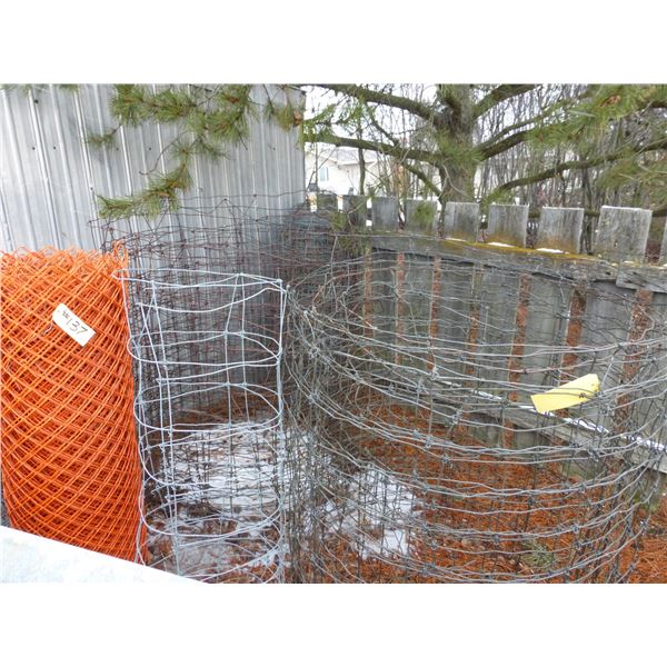Qty of Snow Fence, Page Wire etc.