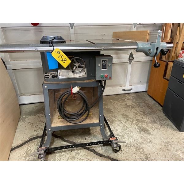 Delta Table Saw, Heavy Duty, 3/4 HP, 3450 RPM, 120/230 Cap Start