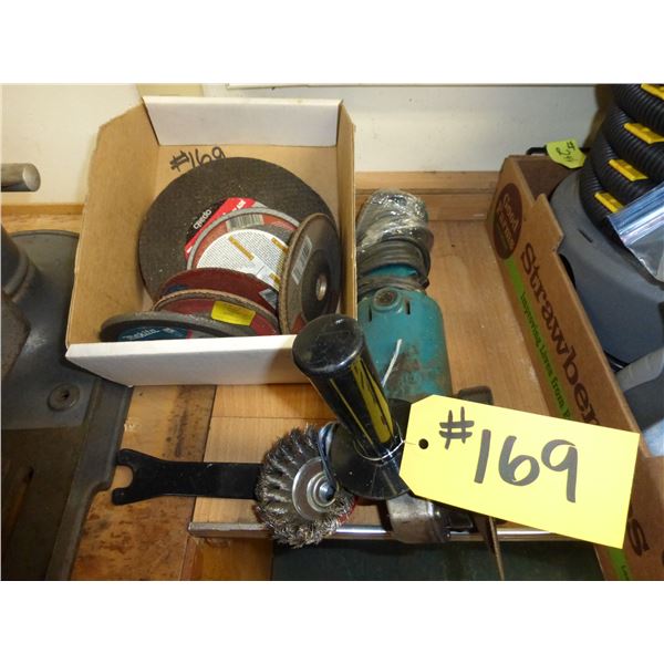 Makita Grinder with Cut-Off Disks