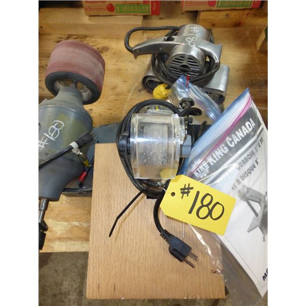 Belt Sander, Rockwell Sander and Disc Sander