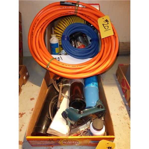 Air Tools and Hoses, Propane Bottles, Goggles and Brazing Gas