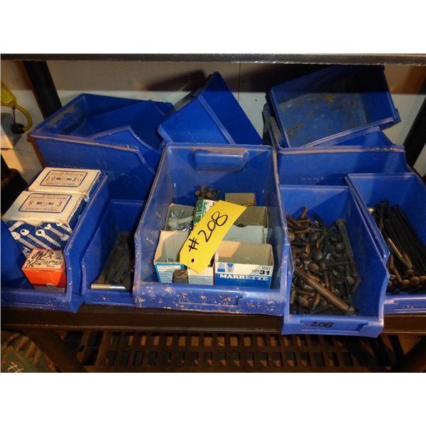 Bolts, Screws and Parts Boxes