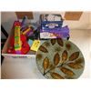 Image 1 : Fisher Price Guitar, Decor. Bowl and Misc. Games