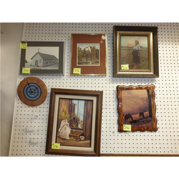 5- Framed Pictures