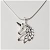 Image 1 : Silver 19" Necklace (~Size )() (~length inches), Suggested Retail Value $140