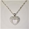 Image 1 : Silver Cz 19" Necklace (~Size )(Ring is resizable for $40) (~length inches), Suggested Retail Value 