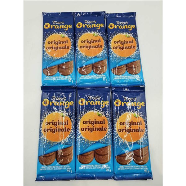 Terrys Milk Chocolate & Orange Chocolate Bar 6x90g