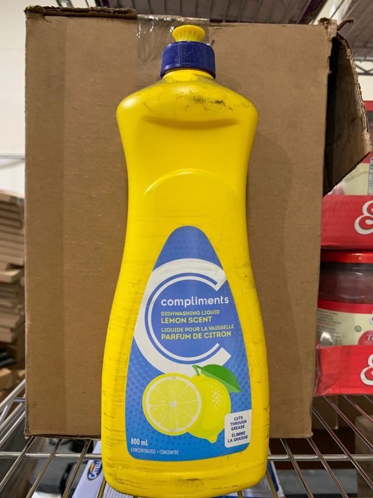 Lemon Extract Compliments Compliments Lemon Scent Dish Liquid 800ml