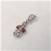 Image 2 : 14K White Gold Diamonds(0.5ct) Pendant (~weight 0.33g), Made in Canada, Appraised Retail $2000