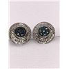 Image 1 : Ladies Round Cut .72 Carat Diamond Earring Set Appraisal $1,150.00