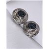 Image 2 : Ladies Round Cut .72 Carat Diamond Earring Set Appraisal $1,150.00