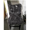 Image 2 : Ultra Plush Genuine Sheepskin 100 Pure Wool Pile, Single Auto Seat Cover - Grey/Blue