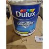 Image 1 : Dulux Diamond Semi-Gloss Interior Acrylic Latex Paint, Medium Base (4 x 900ml)