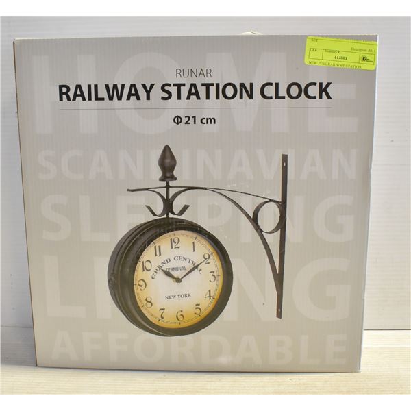 NEW JYSK RAILWAY STATION CLOCKS
