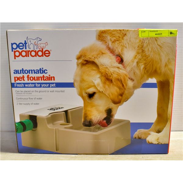 NEW AUTOMATIC PET FOUNTAIN