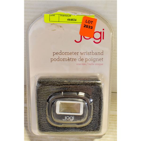 NEW GRAY JOGI PEDOMETER WRISTBAND