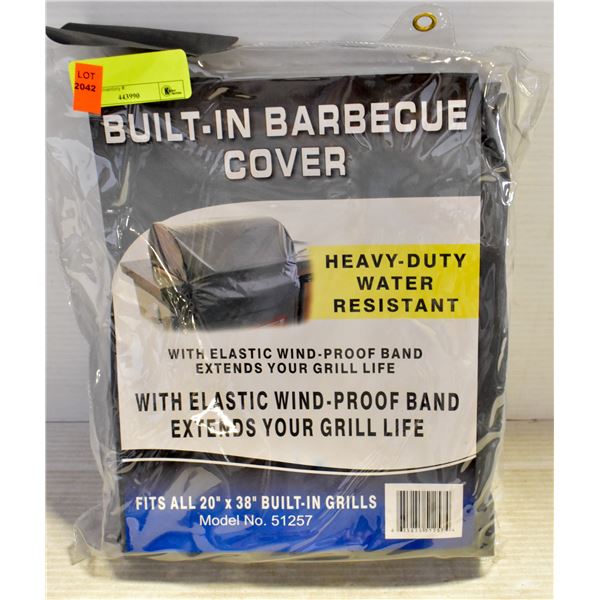 BUILT IN BARBEQUE COVER 20  X 38 