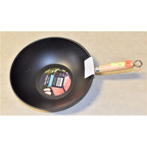 NEW NON-STICK CARBON STEEL 28CM WOK