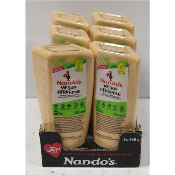 6 PK NANDO'S PERINAISE MAYONAISE STYLE DRESSING