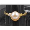 Image 1 : #338-FRESH WATER PEARL RING /PINK/SIZE 7.5