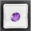 Image 1 : #323-NATURAL PURPLE AMETHYST GEMSTONE 3.95CT