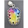 Image 1 : #4-NATURAL RAINBOW SOLAR QUARTZ PENDANT