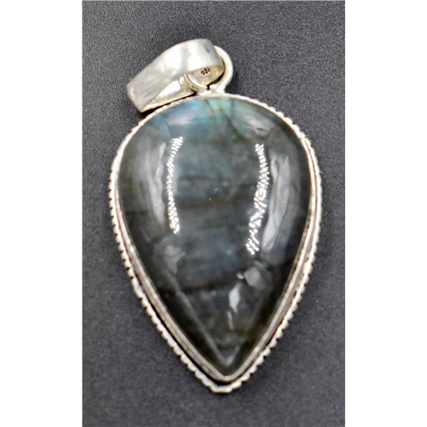 #13- NATURAL LABRADORITE PENDANT