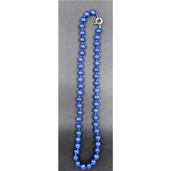 #117- NATURAL BLUE LAPIS LAZULI NECKLACE