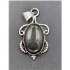 Image 1 : #34-NATURAL BLACK OBSIDIAN PENDANT