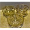 Image 1 : 2 CRYSTAL BOWLS AND 1 GLASS BOWL