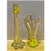 Image 1 : 2 CRYSTAL VASES