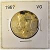 Image 1 : 1967 SILVER USA KENNEDY HALF DOLLAR COIN