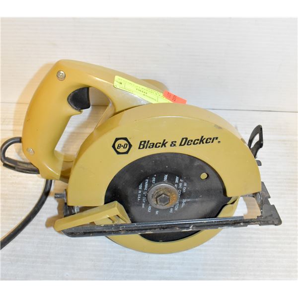 BLACK & DECKER 5.5  CIRCULAR SAW (TESTED)