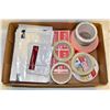 4 ROLLS SHIPPING TAPE ENVELOPES SUPPLIES STICKERS