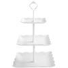 Image 1 : NEW REPACKED SET OF 2 THREE TIER SERVING STANDS