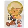 Image 1 : 6PCS OF CHALKWARE INCLUDES 4PCS OF LEGEND