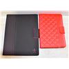 Image 1 : SET OF 2 TABLET COVERS - 1 RED AND 1 BLACK