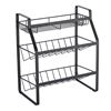 Image 1 : NEW REPACKAGED 3 TIER SPICE RACK ORGANIZER, BLACK