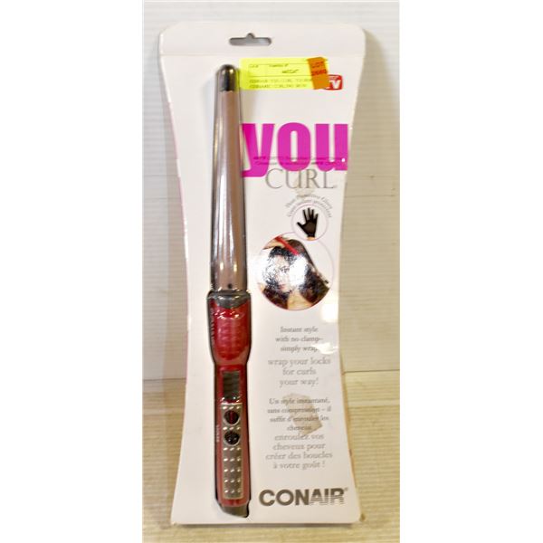 CONAIR YOU CURL TOURMALINE CERAMIC CURLING IRON