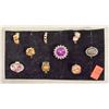 Image 1 : LOT OF VARIOUS TIGER EYE AND MORE FASHION RINGS
