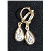 Image 1 : 925 STERLING SILVER EARRINGS WITH CZ STONE