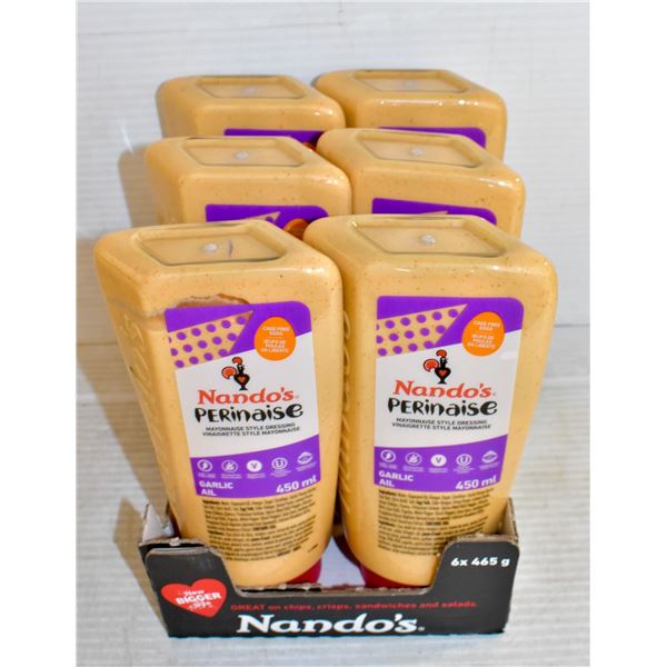 6 PK NANDO'S PERINAISE MAYONAISE STYLE DRESSING