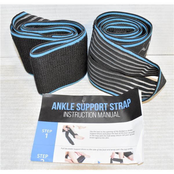 PACK OF 2 NEW ATHLETIC ANKLE SUPPORT WRAPS, AMZ SE