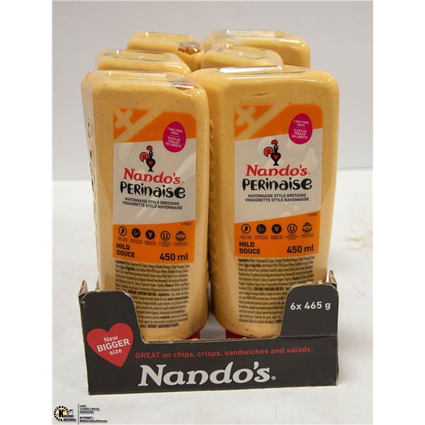 6 PK NANDO'S PERINAISE MAYONAISE STYLE DRESSING