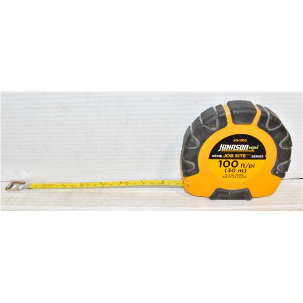 JOHNSON JOB SITE SERIES 100 FT TAPE MEASURER