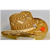 Image 1 : LADIES STRAW COWBOY HAT ONE SIZE FITS ALL